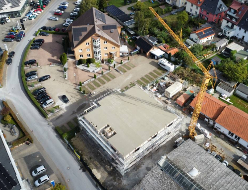 Finale Betondecke ist gegossen